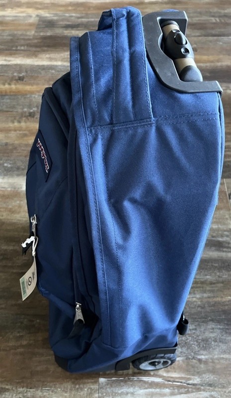 JanSport Driver 8 Rolling Backpack Wheeled Travel Bag Laptop Sleeve Navy 36L gallery