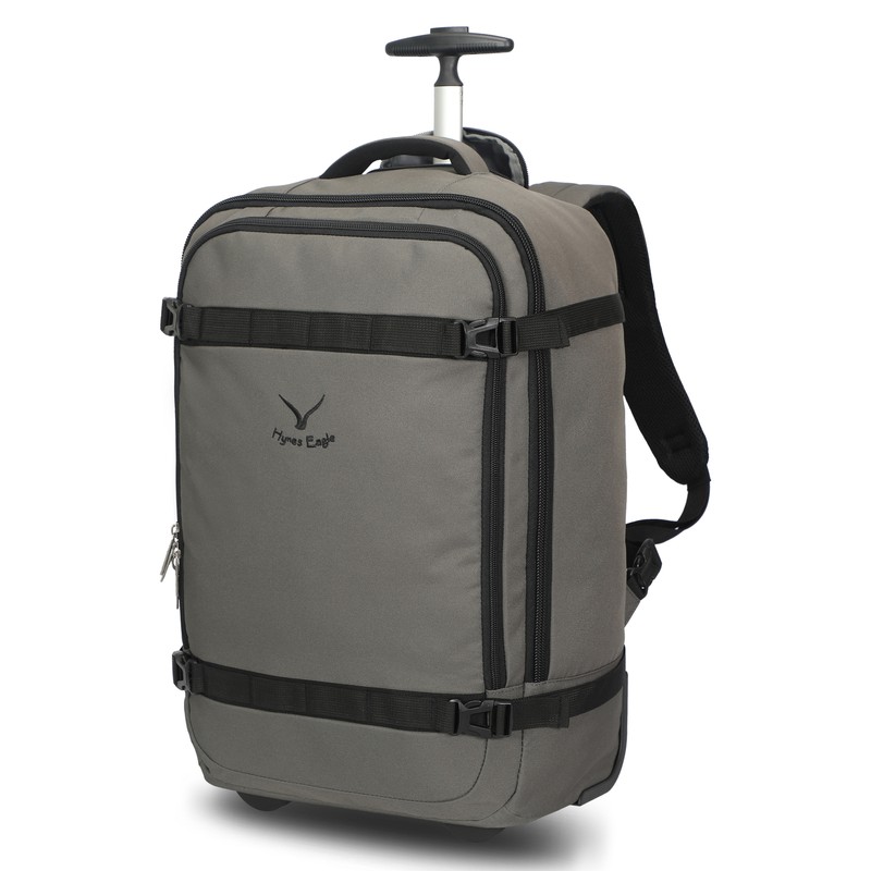 Hynes Eagle 22'' Rolling Backpack Carry-on 2-Wheel Luggage Travel Cabin Suitcase gallery