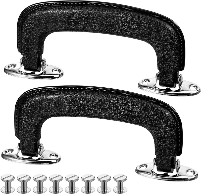 2 Pack Replacement Guitar Case & Luggage Handles Plastic Pull Handles