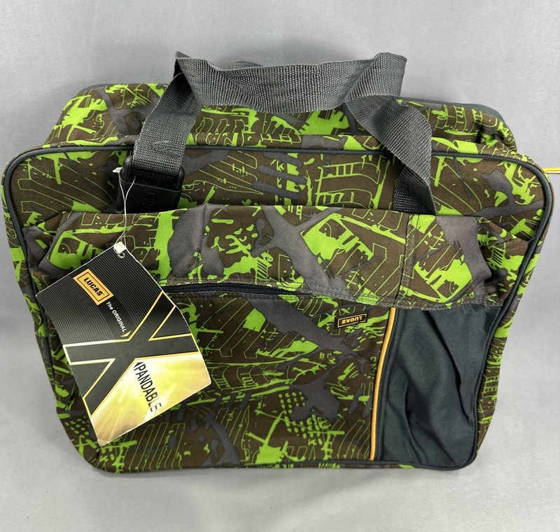 Lucas Expandable Multicolored Soft Carry-On Bag 21" Zippered Dual Handled NWT gallery