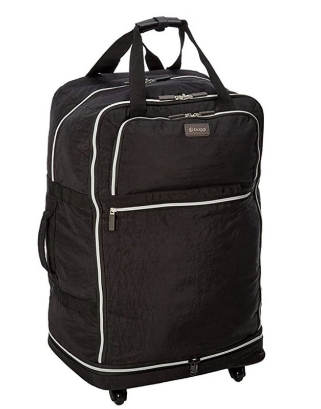 Biaggi Foldable Soft Side Expandable Upright 31 inch Luggage Folds To Suitcase gallery