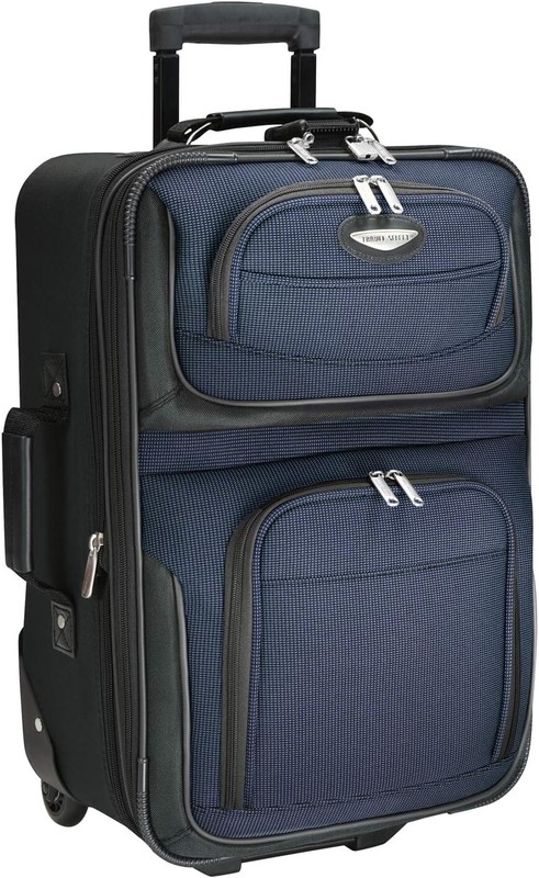 Travel Select Expandable Softside Rolling Luggage Carry On 21" Navy Lightweight gallery