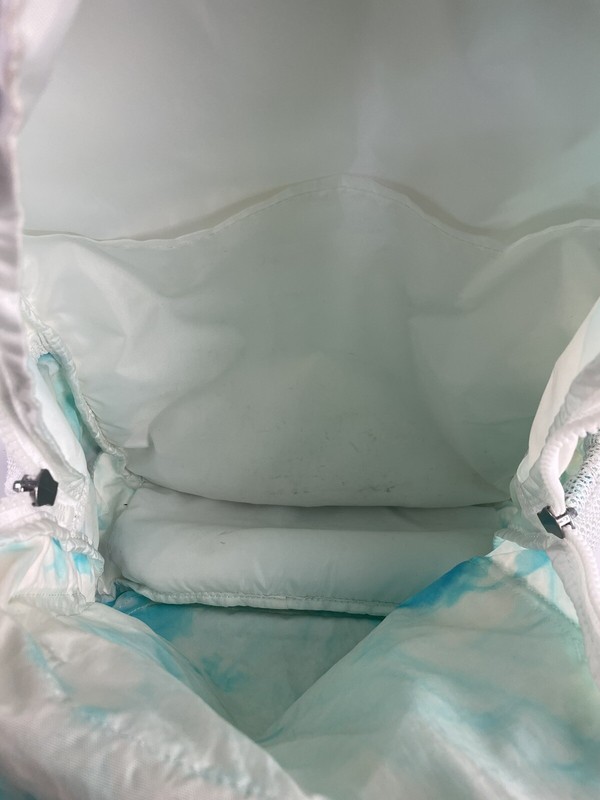 KIPLING SEOUL LARGE BACKPACK LAPTOP SECTION BLUE TIE DYE READ gallery