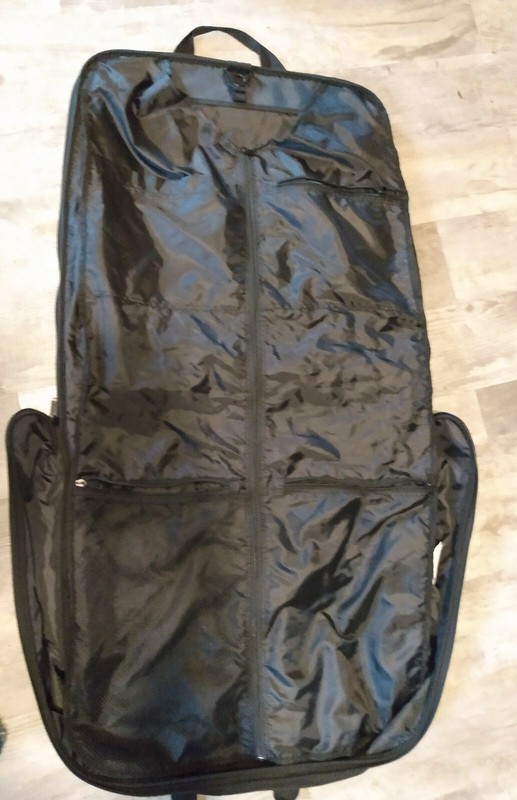 Amazon Basics garment bag suitcase soft sided luggage gallery