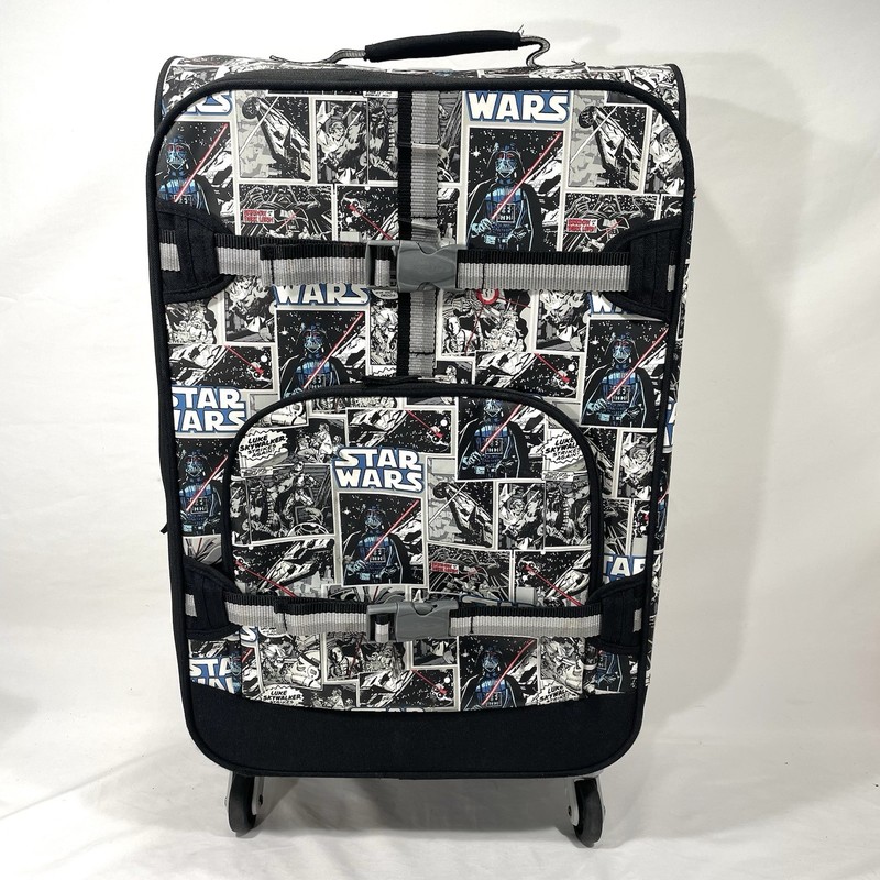 POTTERY BARN MACKENZIE STAR WARS COMICS GLOW-IN-THE-DARK SPINNER LUGGAGE 14X9X26 gallery