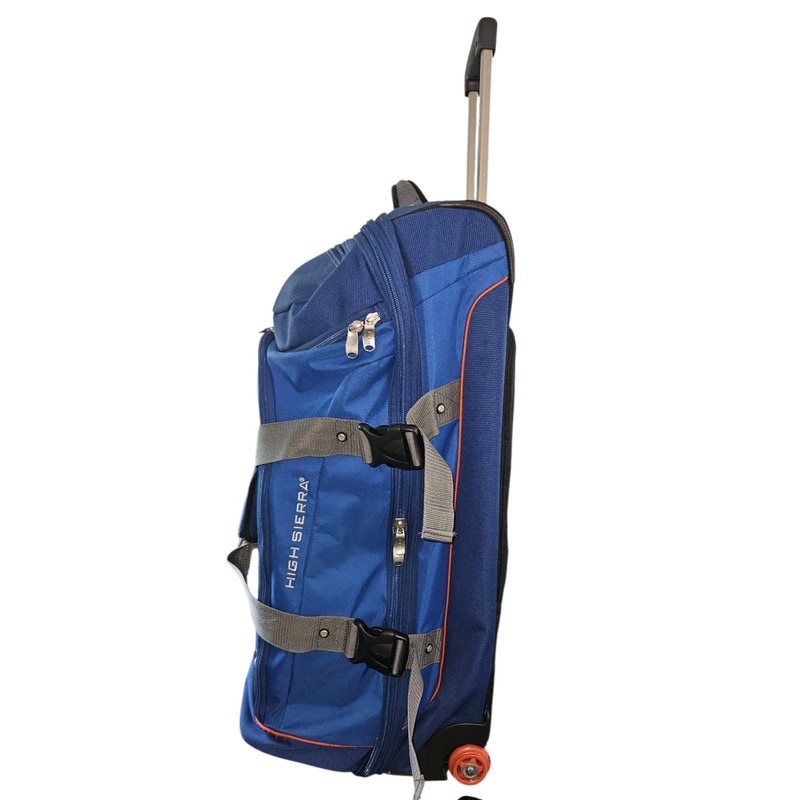 High Sierra Rolling Duffel Backpack Blue Wheeled Carry On Travel Luggage Bag gallery