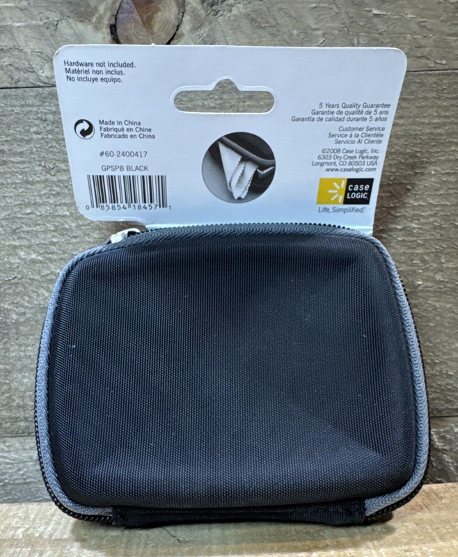 New With Tag Case Logic Consumer Electronic GPS 3.5" Black Fabric Case GPSP3 gallery