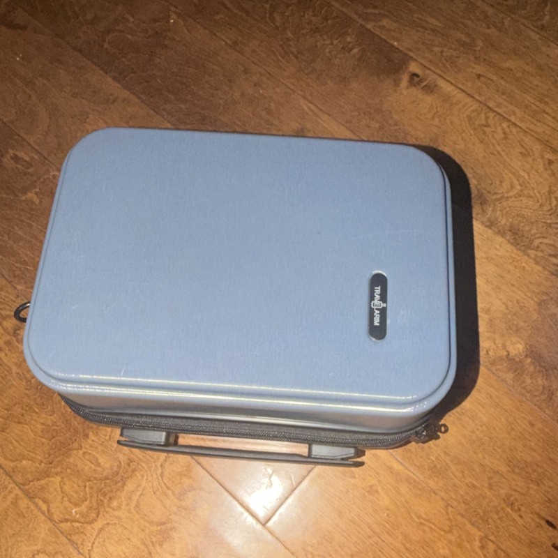Travel Paul Blue Hardcase Accessory Bag ABS Plastic with Shoulder Strap