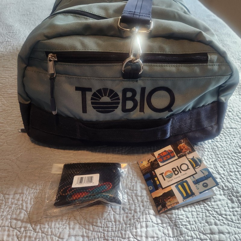 Tobiq 30L Washable Duffel (Saguaro) converts to backpack w/ Bonus