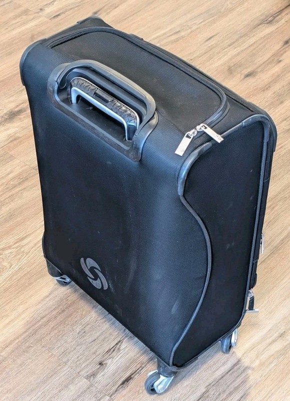 Samsonite Solyte 20 Inch Softside Spinner Carry On Black Luggage Bag Rolling gallery