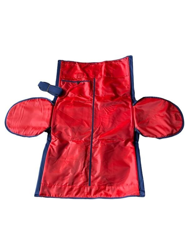NEW First Class 26” Bag Converts From Garment To Duffle. Navy/Red 37” X 21 1/2” gallery