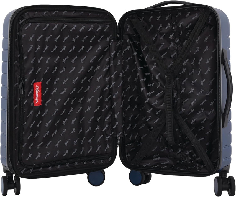 Trunk Spinner Suitcase Set, Poseidon Blue, 2 Luggage & 2 Packing Cubes gallery