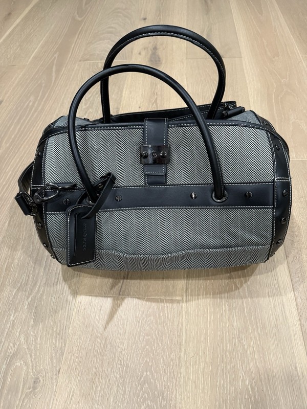 Samsonite Black Label Herringbone Duffel Bag Vintage. See Discription