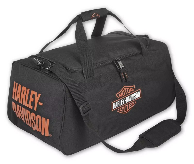 Harley-Davidson Bar & Shield Zip Rugged Graphic Duffel Bag New with Tags