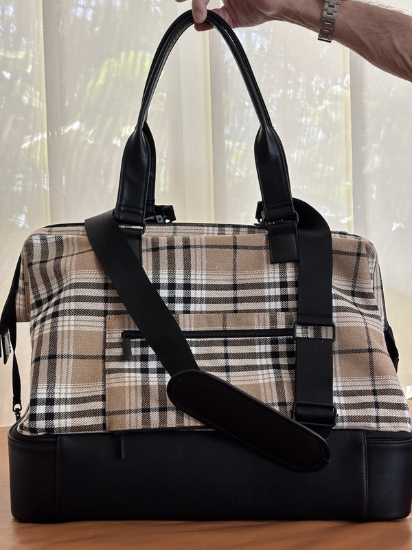 BÉIS The Weekender Bag – Limited Edition Plaid (Standard Size)