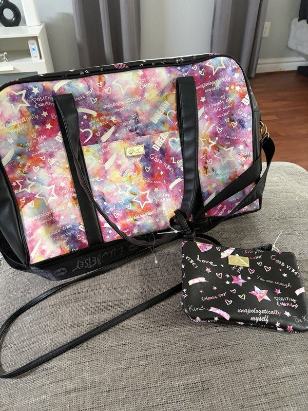 Betsey Johnson Weekender Travel Bag Combo NEW W TAG