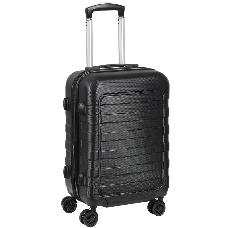 ZenStyle Hardside Expandable Luggage with Spinner Wheels, 21 Inch Carry On Lu…