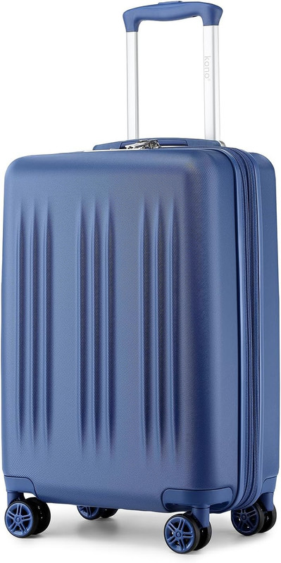 Small 20 Inch Expandable Carry on Luggage with Quiet Spinner Wheels & TSA Lock,