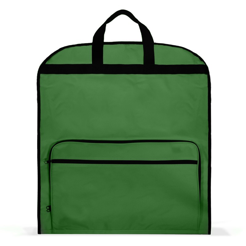 DALIX 60″ Professional Garment Bag Cover Suits Pants Gowns Dresses Fold Green