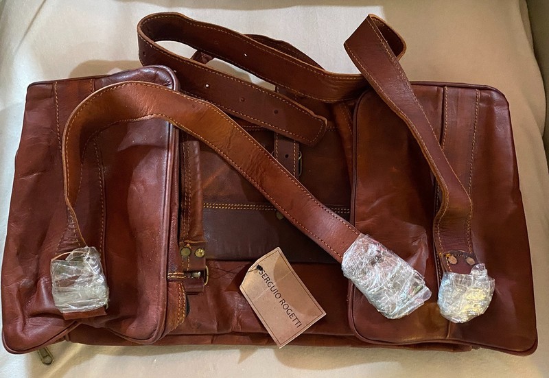 Serguio Rogetti Model ML/50 Rustic leather Travel, Weekend, Overnight, Duffle