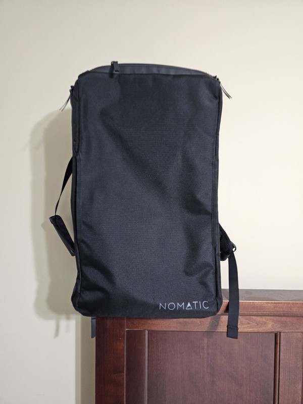 Nomatic Black Backpack with Laptop Compartment, RFID Safe, Adjustable Straps
