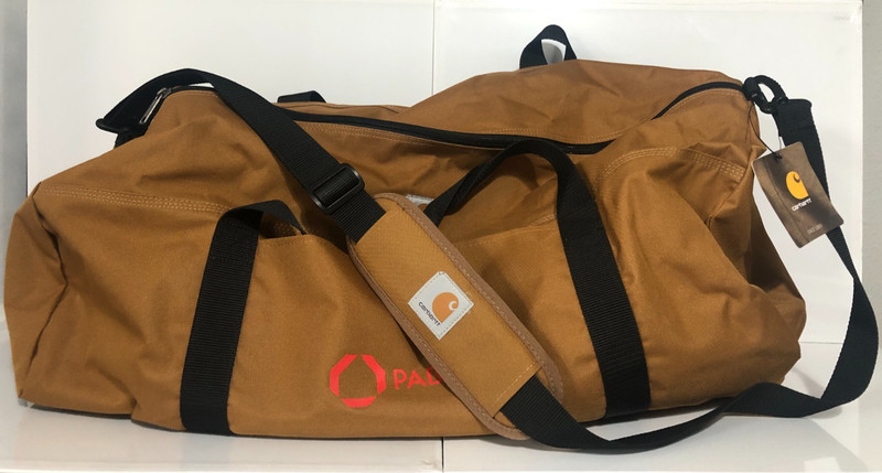 Carhartt Foundation Series X-Large 28″ Duffel Bag Brown Canvas PABCO Logo NWT.