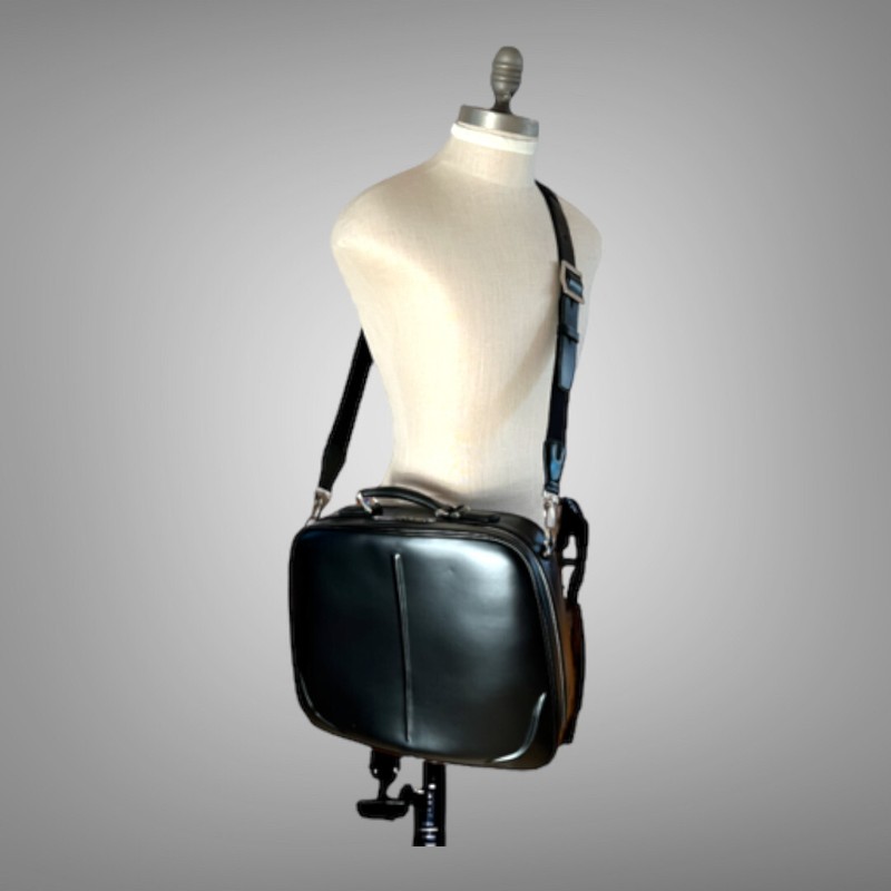 SAMSONITE BLACK LABEL BAYAMO LEATHER LAPTOP ATTACHE BAG gallery
