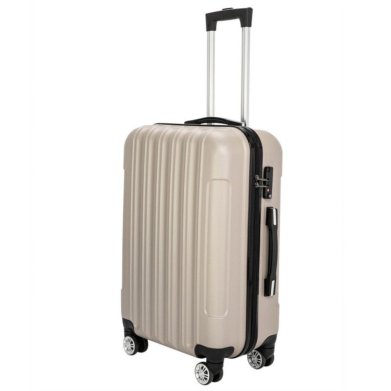 Suitcase Set with TSA Lock Hard Shell Luggage Suitable 20 24 28 inch Champagne gallery