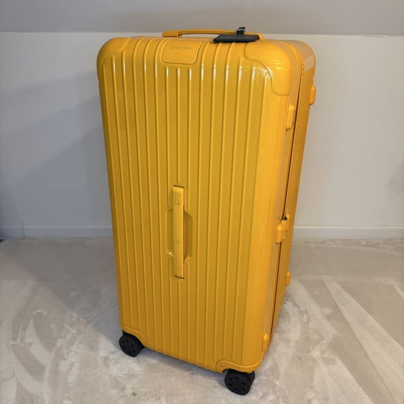 Rimowa Essential Trunk Plus 101L Mango Yellow 4-wheels Carry Case Suitcase