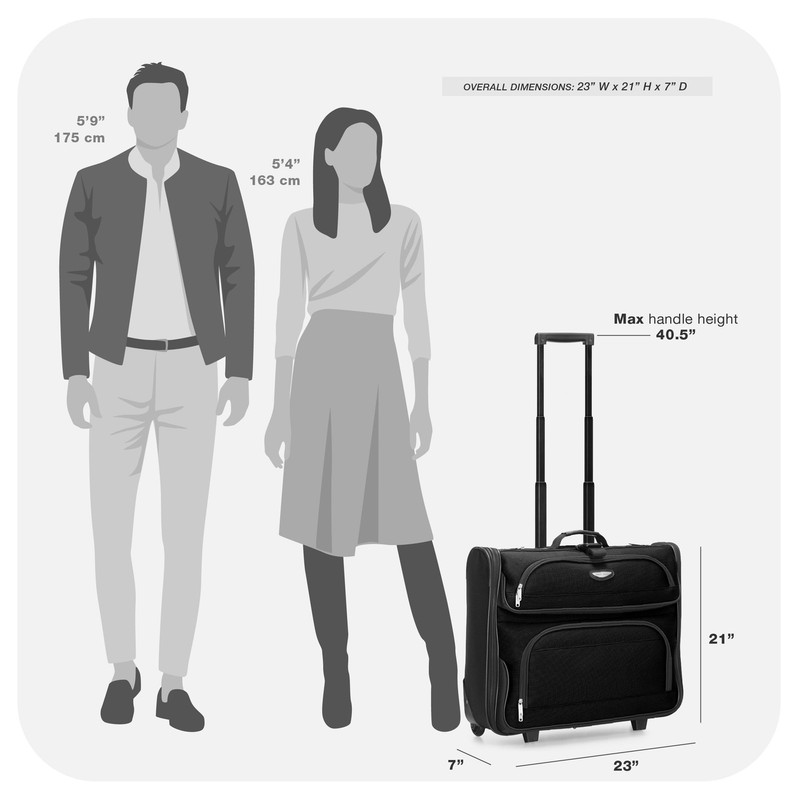Travel Select Amsterdam Business Rolling Garment Bag Softside Expandable 2 Wheel gallery