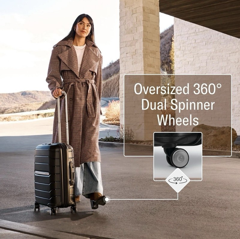 Samsonite 21" Freeform Hardside Expandable Carry-On Luggage Bag Spinner Wheels ✅ gallery