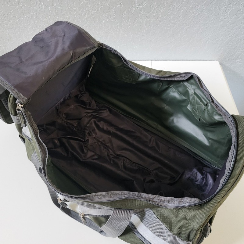 Olympia USA SRD-22 Rolling Duffel Bag Olive Green Gray 22 Inch Travel Luggage gallery