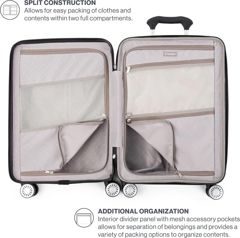Travelpro Pathways 3 Hardside Expandable Luggage 8 Spinner Wheels 25" Royal Blue gallery