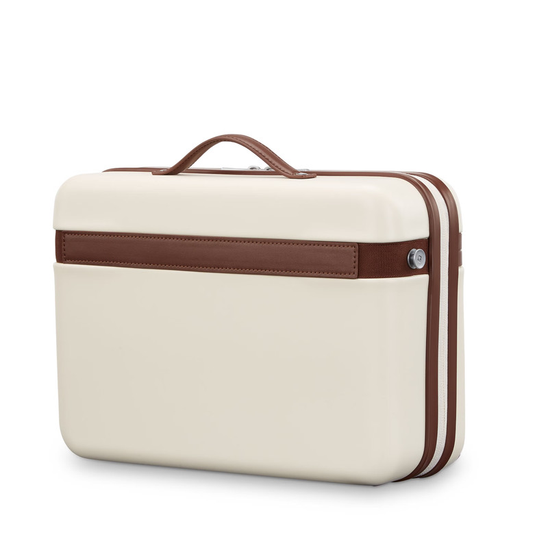 💼 Samsonite Virtuosa Train Case – White ✨ Hard Shell Crossbody | NWT $99 MSRP gallery