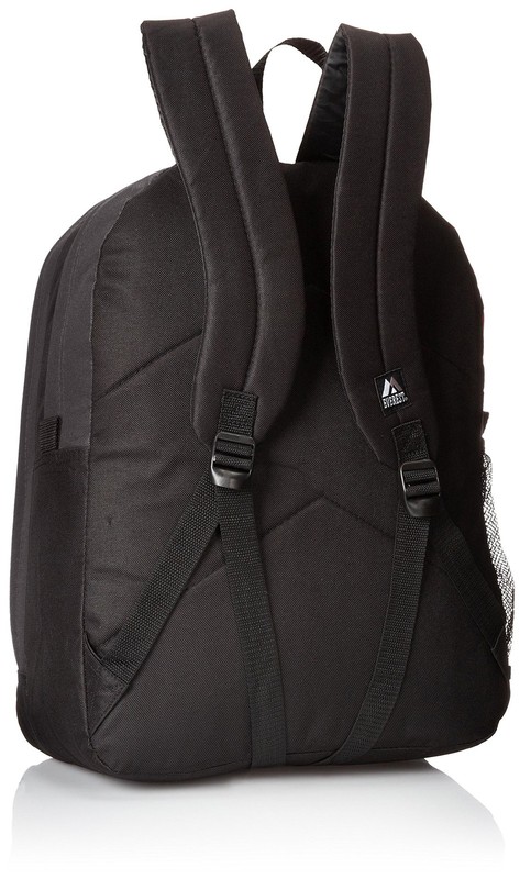Everest Double Main Compartment Backpack, Black, One Size gallery