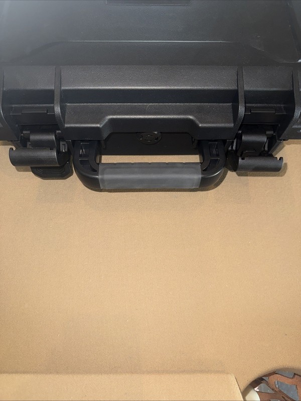 Hard Plastic Protective-Lockable Traveling Brief Case - Shipping (Light Use) gallery