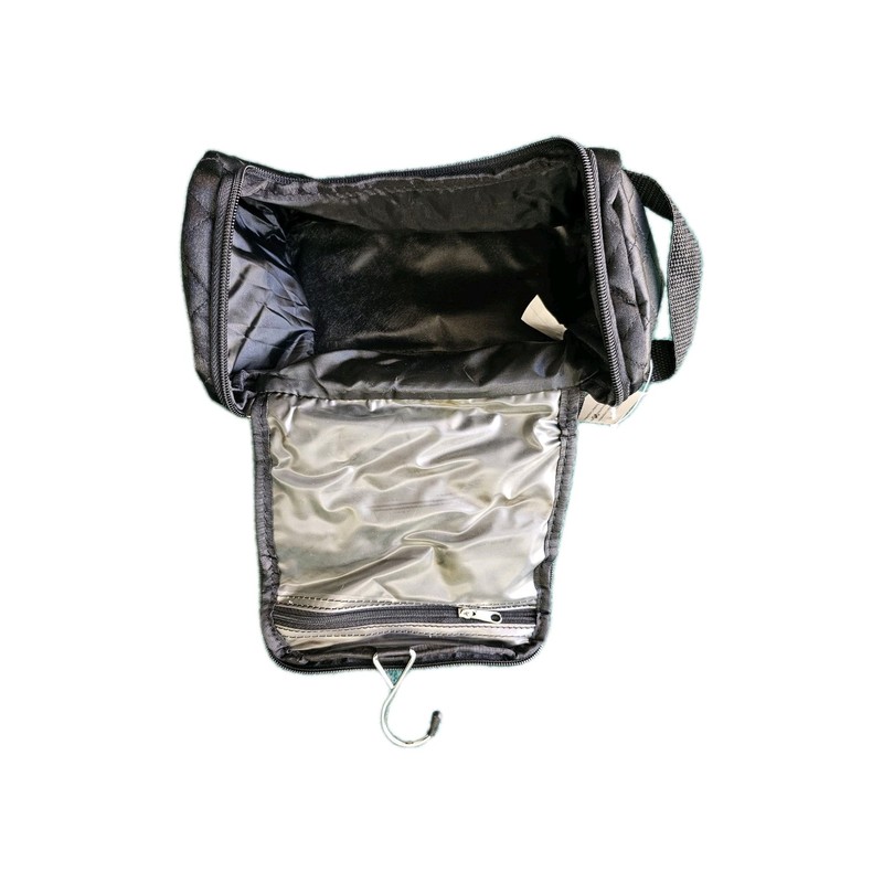 American Tourister Black Carry-On Travel Bag Luggage Tote 9in×6in×5in gallery