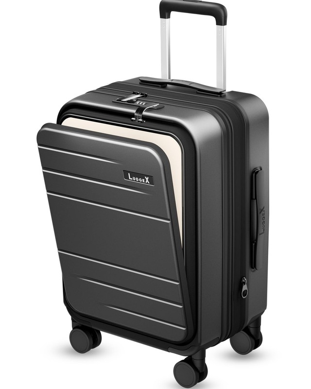 Carry On Luggage 22x14x9 Airline Approved, Expandable Polycarbonate Suitcase …