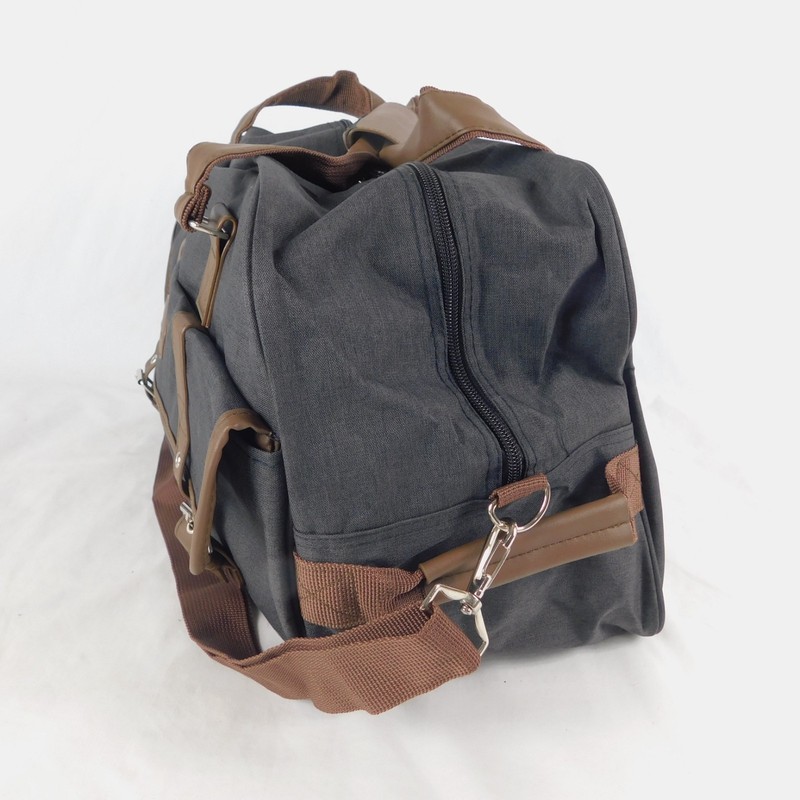 Bella Russo Duffle Bag Carry-On Tote Canvas Wheels Adjustable Shoulder Strap New gallery