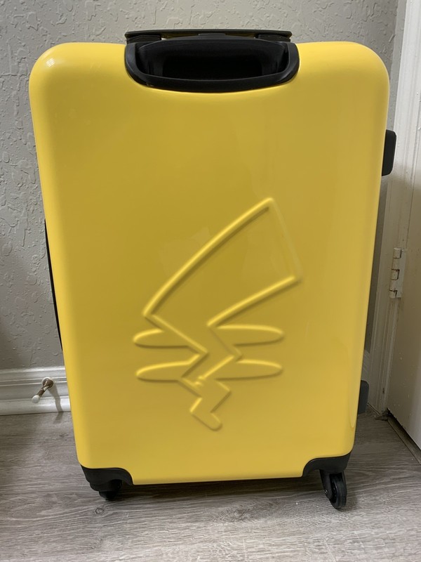 Pokémon Pikachu Suitcase Travel Luggage TSA Lock from Japan Size 62L gallery