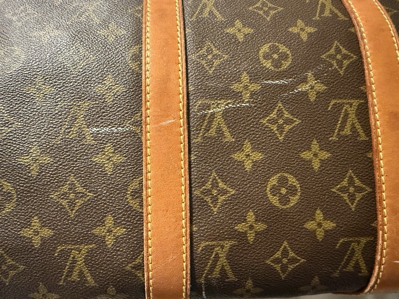 Authentic Louis Vuitton Monogram Duffle Bag w/ Shoulder Strap 23-25" gallery