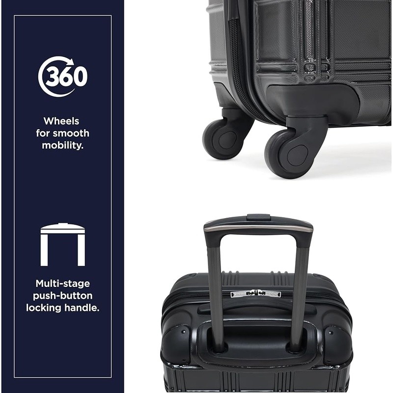 Multi-Directional Durable Spinner Durable Hardside Luggage W/ Telescoping Handle gallery