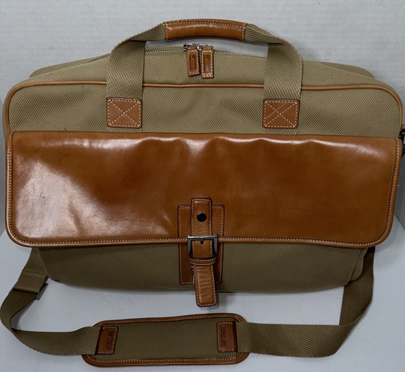 Hartmann Luggage Hudson Collection Attachable Belting Leather Cavalry Travel Bag gallery