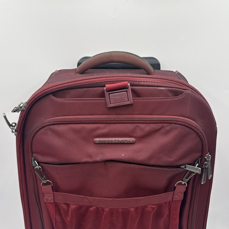Briggs And Riley Transcend 19” Upright Carry On TU119-12 Red 2 Wheeled gallery