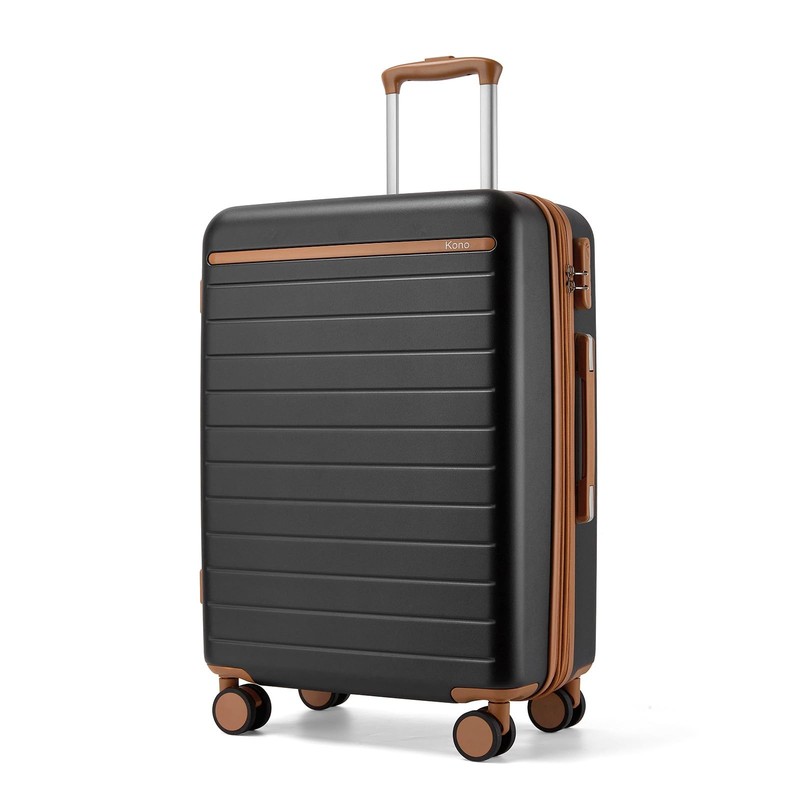 24 Inch Check In Suitcase Expandable Luggage, Business Travel Suitcase for 5-...