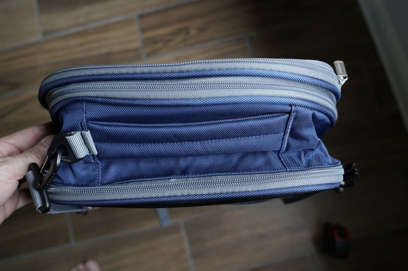 Amazon Basic Blue Carry On Travel Backpack Multi Carry Option Expandable Storage gallery