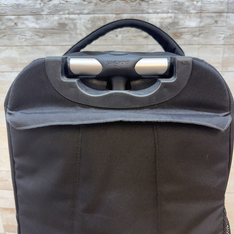 JanSport Driver 8 Rolling Backpack Wheeled Travel Carry On Bag Laptop Sleeve EUC gallery