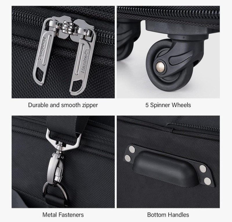 Expandable Collapsible Luggage with Wheels gallery