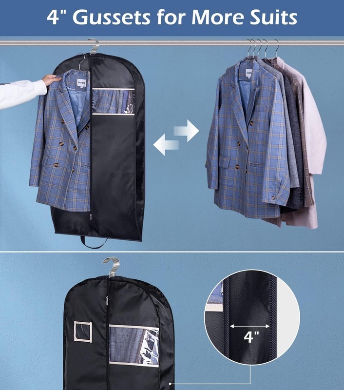 43" Suit Bags for Men Travel, Travel Garment Bag Carry On, Durable Thick gallery