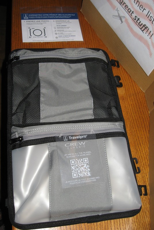 Travelpro Crew Classic suitcase storage luggage divider organizer READ!